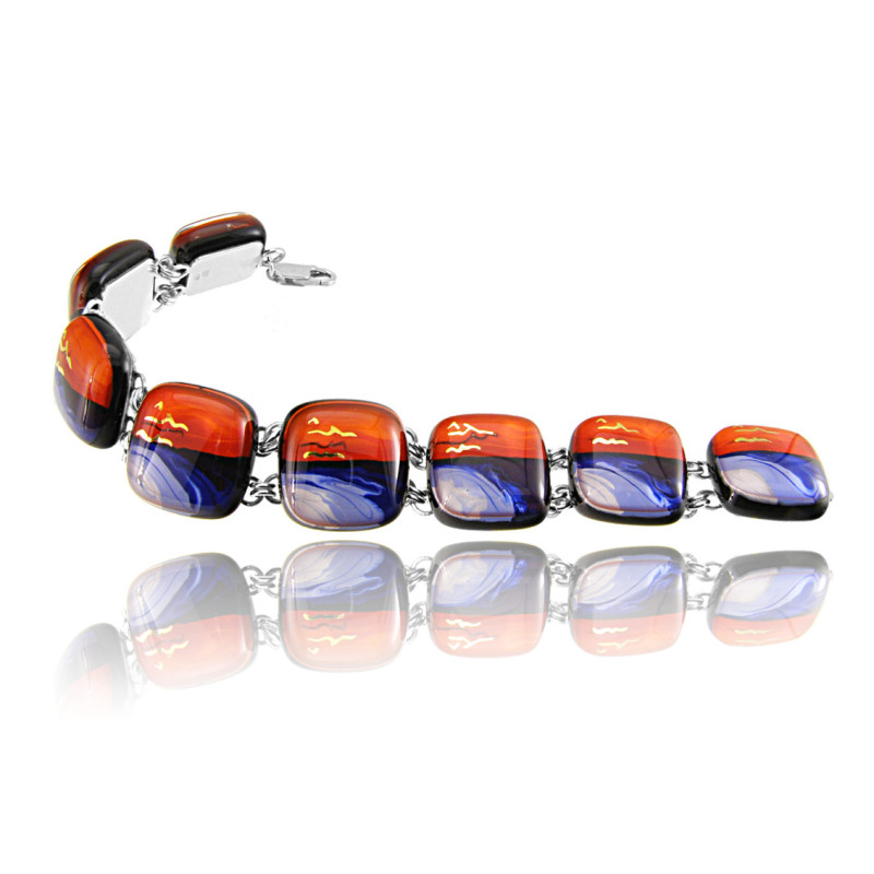 Bransoleta duża z kolekcji Tramonto Azzurro