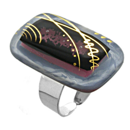 Pierścionek z kolekcji Sekrety Nocy Szare 35/20