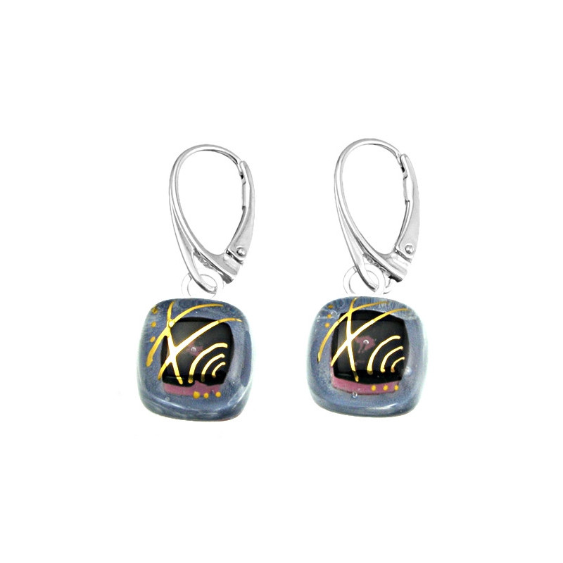 Kolczyki wiszące z kolekcji Sekrety Nocy Szare 15