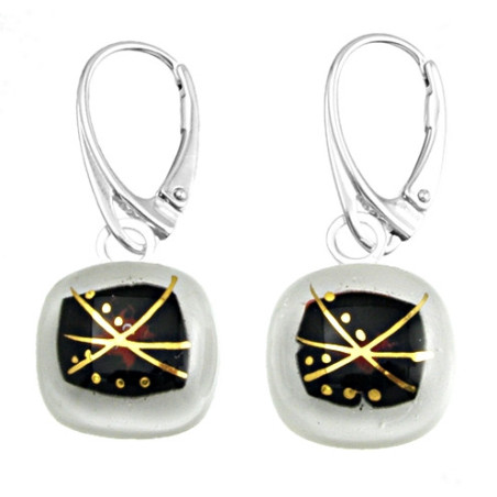 Kolczyki wiszące z kolekcji Sekrety Nocy Białe 15