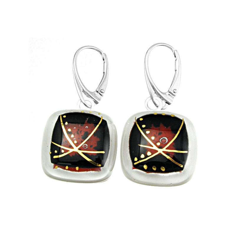 Kolczyki wiszące z kolekcji Sekrety Nocy Białe 20