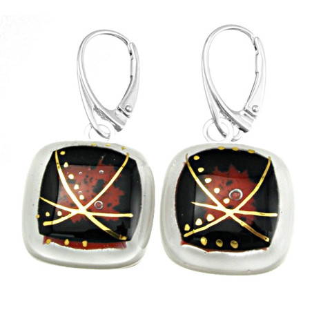 Kolczyki wiszące z kolekcji Sekrety Nocy Białe 20