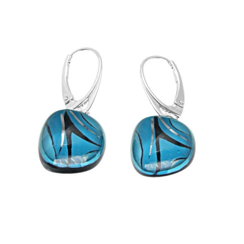 Kolczyki trapez z Turkusowej kolekcji 15