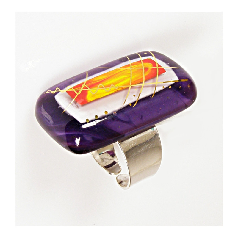 Pierścionek z kolekcji Ku Słońcu Fiolet 35/20