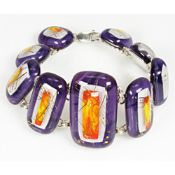 Bransoleta duża z kolekcji Ku Słońcu Fiolet