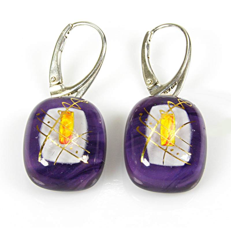 Kolczyki z kolekcji Ku Słońcu Fiolet 15/20