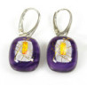 Kolczyki z kolekcji Ku Słońcu Fiolet 15/20