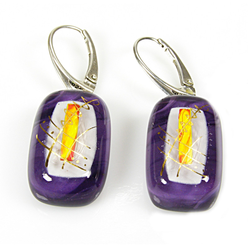 Kolczyki z kolekcji Ku Słońcu Fiolet 15/25