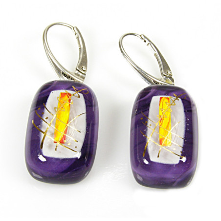 Kolczyki z kolekcji Ku Słońcu Fiolet 15/25