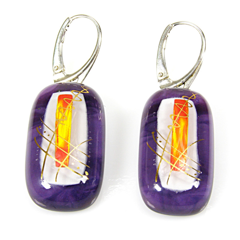 Kolczyki z kolekcji Ku Słońcu Fiolet 15/30