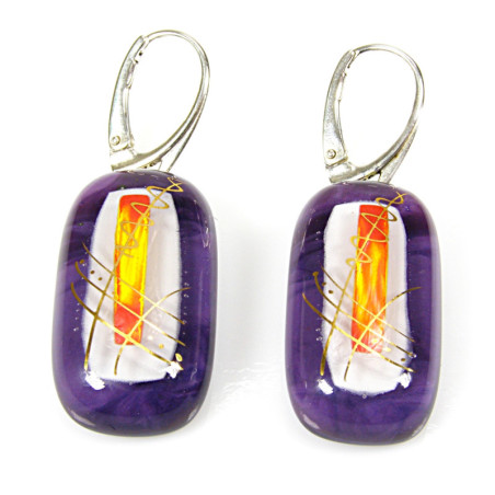 Kolczyki z kolekcji Ku Słońcu Fiolet 15/30