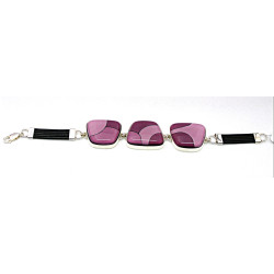 Bransoleta w oprawie trapez z Wrzosowej kolekcji 25