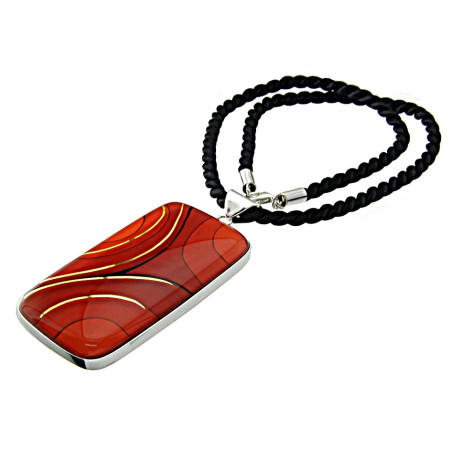 Wisior w oprawie z Czerwonej kolekcji 65/35