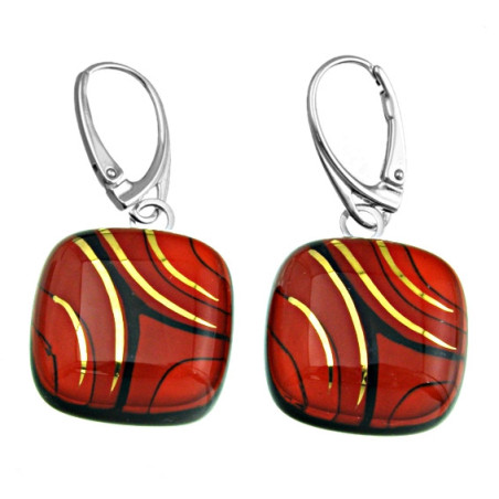 Kolczyki wiszące z Czerwonej kolekcji 20