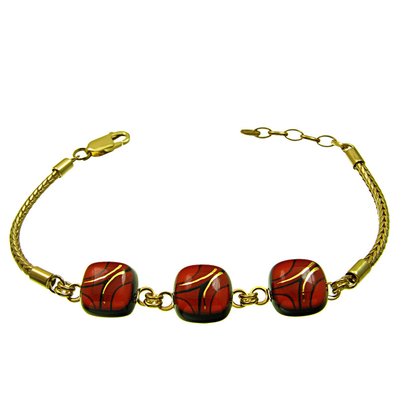 Bransoletka na łańcuszku z Czerwonej kolekcji