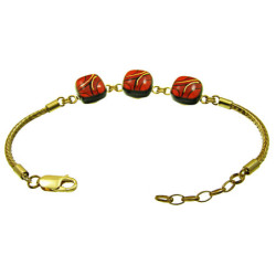 Bransoletka na łańcuszku z Czerwonej kolekcji