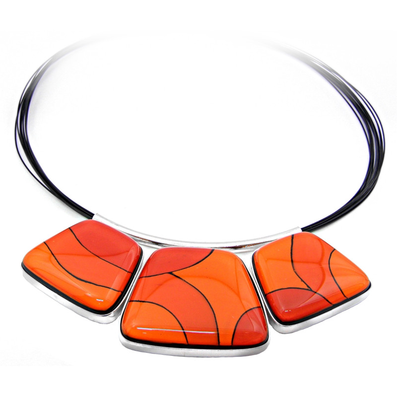 Naszyjnik w oprawie duży