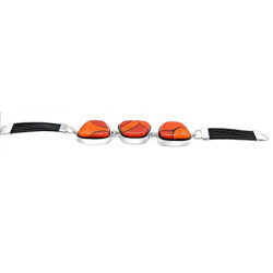 Bransoleta w oprawie trapez z Pomarańczowej kolekcji 20