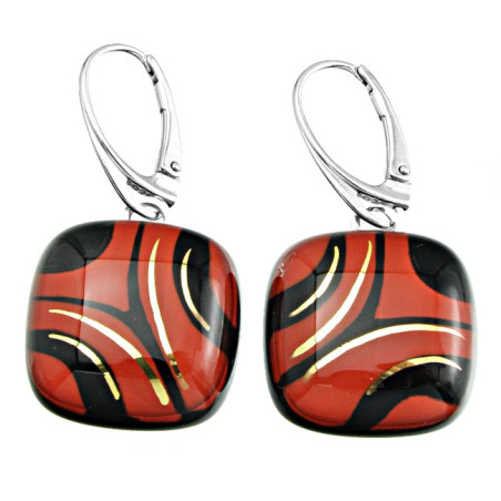 Kolczyki wiszące z Czerwono Czarnej kolekcji 20