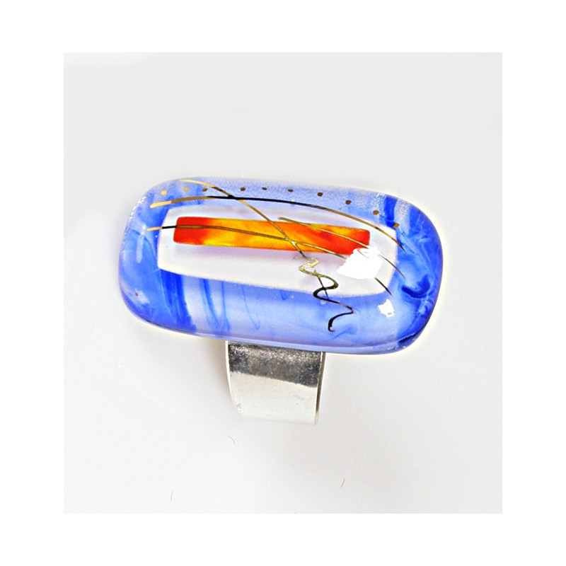 Pierścionek z kolekcji Ku Słońcu Niebieski 30/15