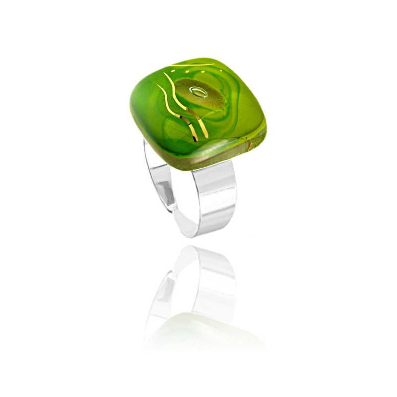 Pierścionek z kolekcji Laguna Zielona 20