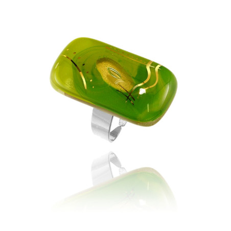 Pierścionek z kolekcji Laguna Zielona 35/20