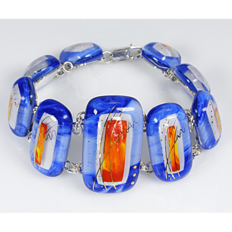 Bransoleta duża z kolekcji Ku Słońcu Niebieski