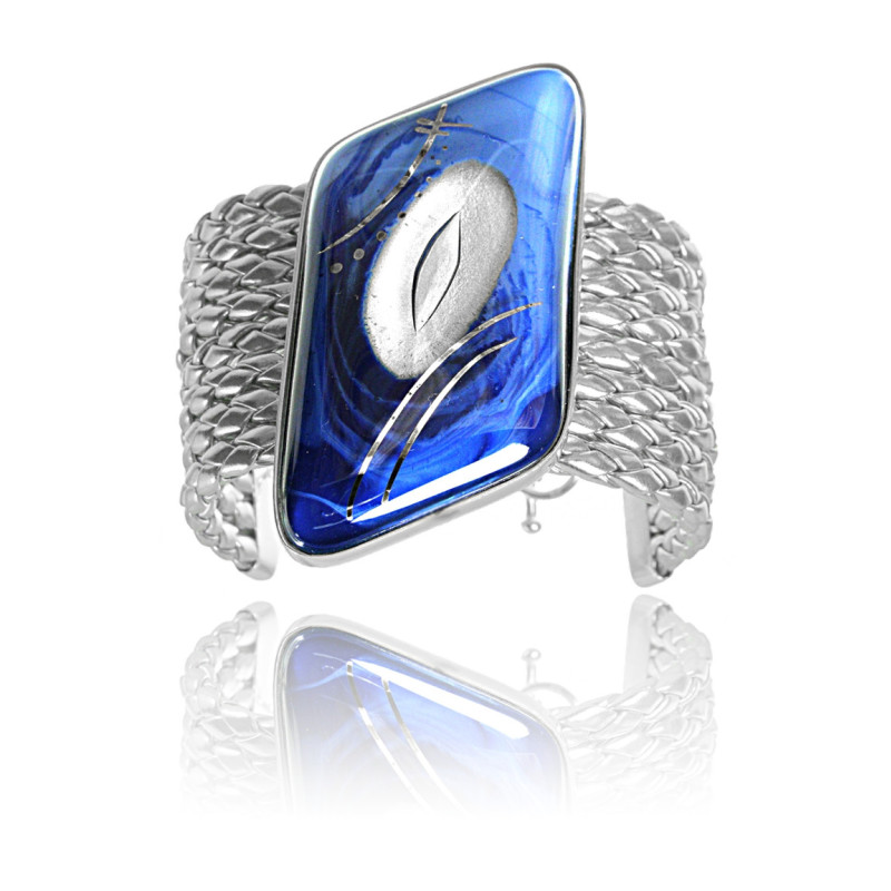 Bransoleta w oprawie duża