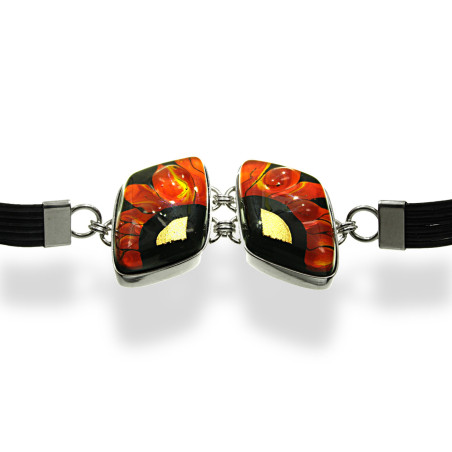 Bransoleta 2 elementy w oprawie