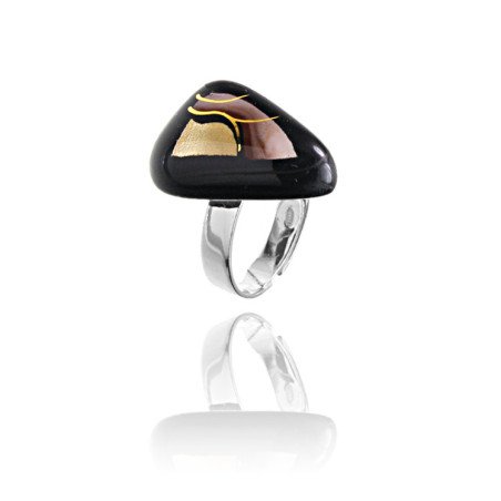 Pierścionek z kolekcji Złoty Brzeg Beżowy 15/20