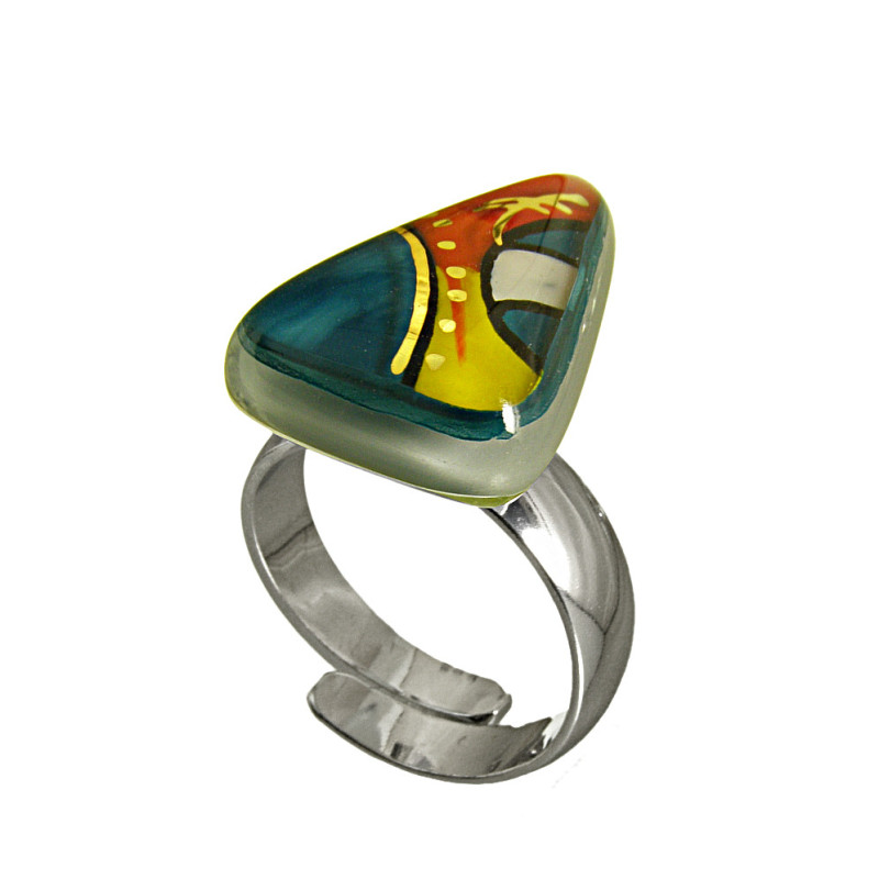 Pierścionek z kolekcji Ocean Szmaragdowy 15/20