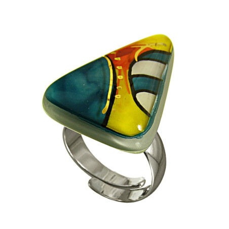 Pierścionek z kolekcji Ocean Szmaragdowy 20/30