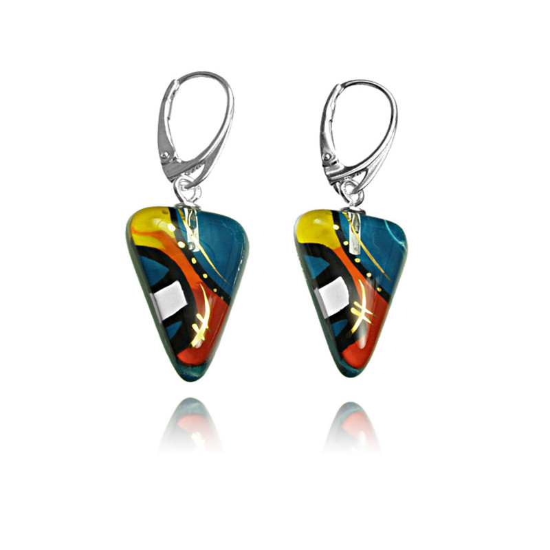 Kolczyki z kolekcji Ocean Szmaragdowy 15/20