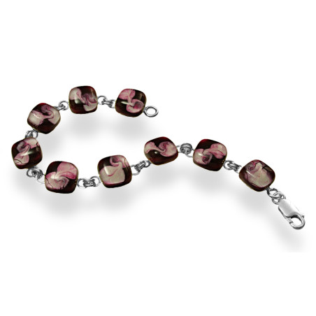 Bransoleta z kolekcji Orchidea Cyklamenowa 15