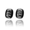 Kolczyki wkrętki z kolekcji Black & White