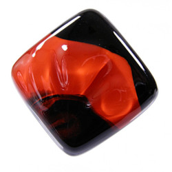 Pierścionek karo z kolekcji Maki Czerwone 30