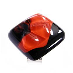 Pierścionek karo z kolekcji Maki Czerwone 30