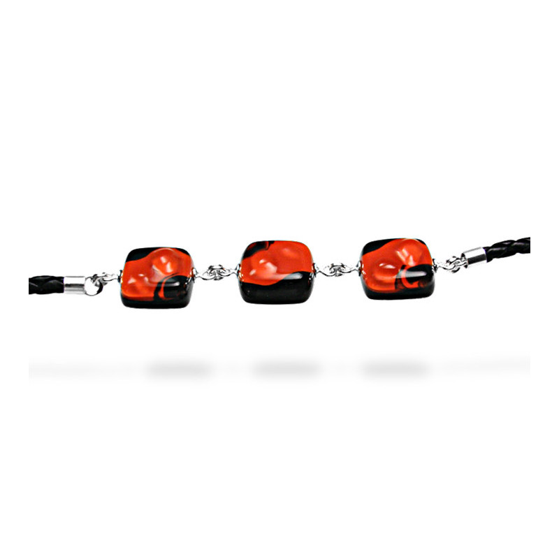 Bransoleta z kolekcji Maki Czerwone