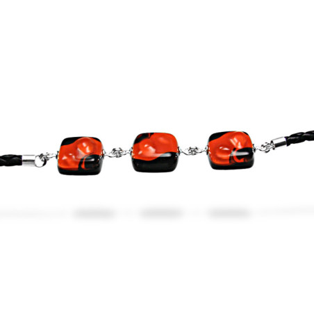 Bransoleta z kolekcji Maki Czerwone