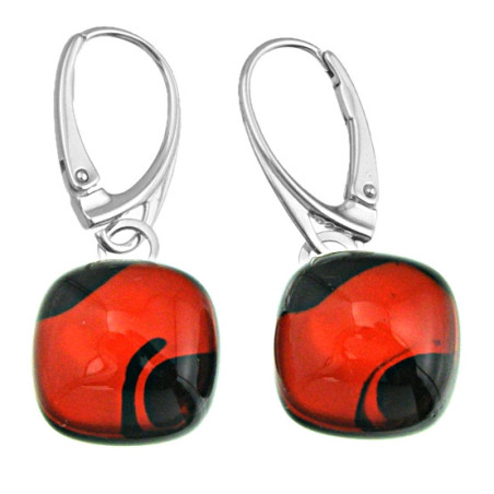 Kolczyki wiszące z kolekcji Maki Czerwone 15
