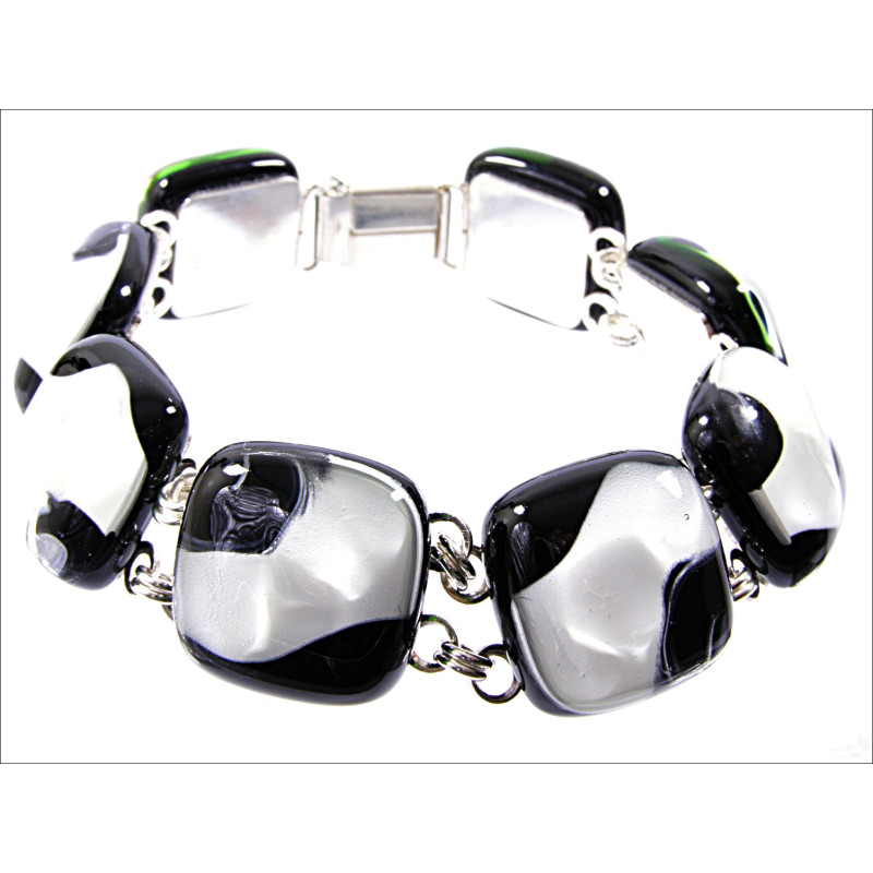 Bransoleta duża z kolekcji Maki Białe