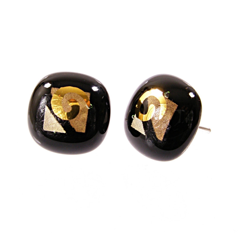 Kolczyki wkrętki z kolekcji Klimt