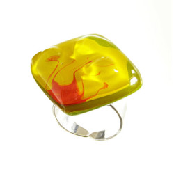 Pierścionek karo z kolekcji Tulipany 25