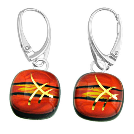 Kolczyki wiszące z kolekcji Tramonto Rosso 15