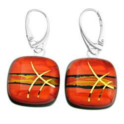 Kolczyki wiszące z kolekcji Tramonto Rosso 20