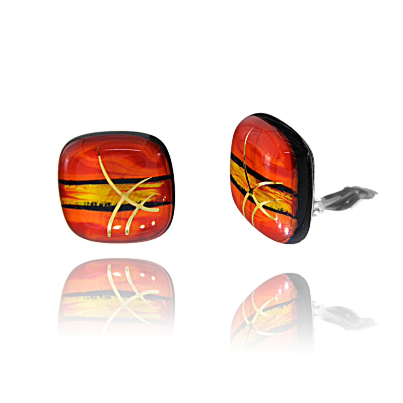 Klipsy 20 z kolekcji Tramonto Rosso