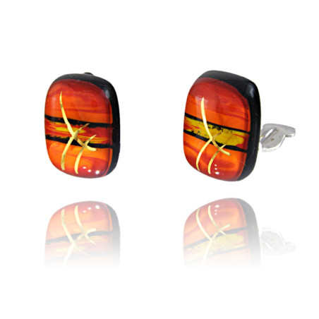 Klipsy z kolekcji Tramonto Rosso