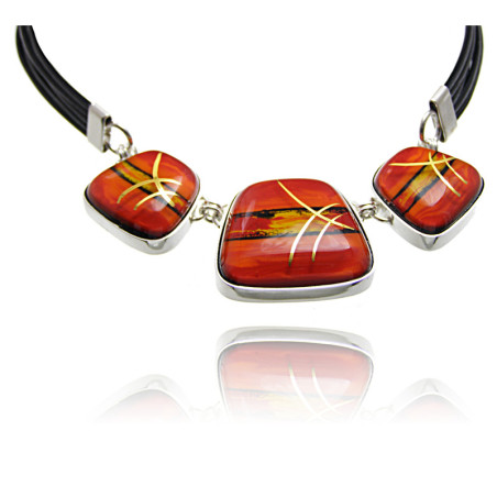 Naszyjnik w oprawie mały