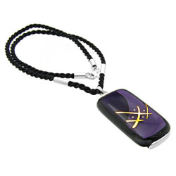 Wisior w oprawie z kolekcji Kandinsky Fiolet 45/25