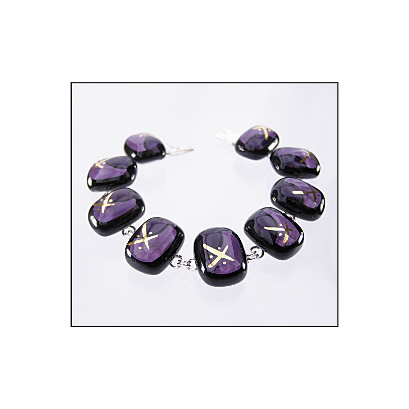 Bransoleta mała z kolekcji Kandinsky Fiolet